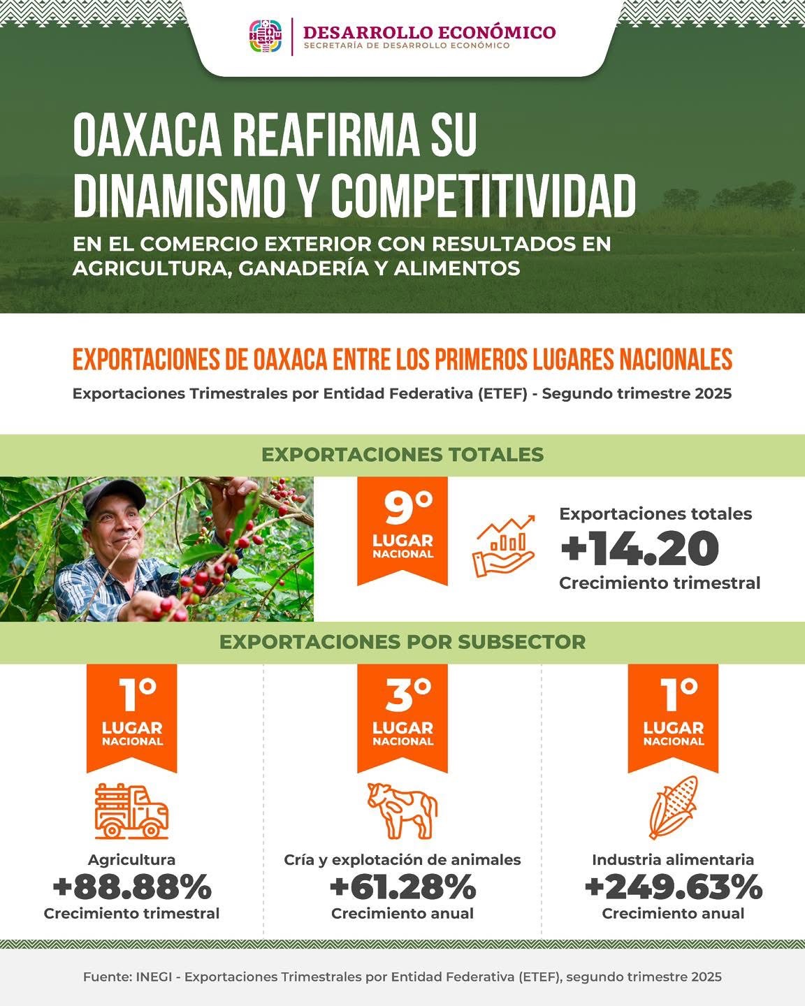 Exportaciones Trimestrales por Entidad Federativa (ETEF)